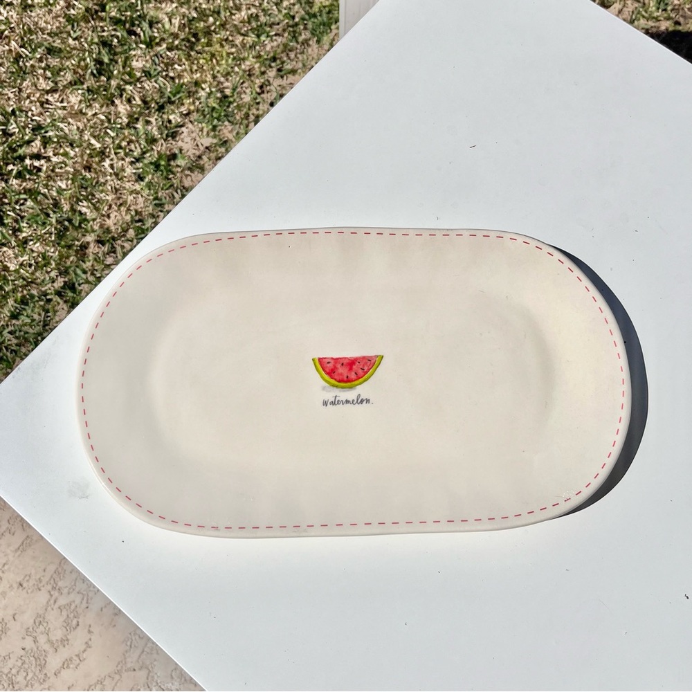 New Rae Dunn Watermelon Plate